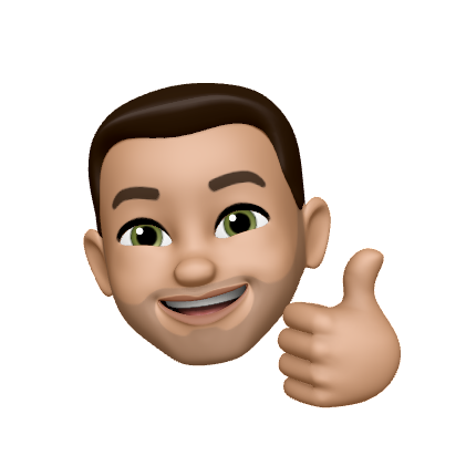 Memoji of Jacob giving a thumbs up